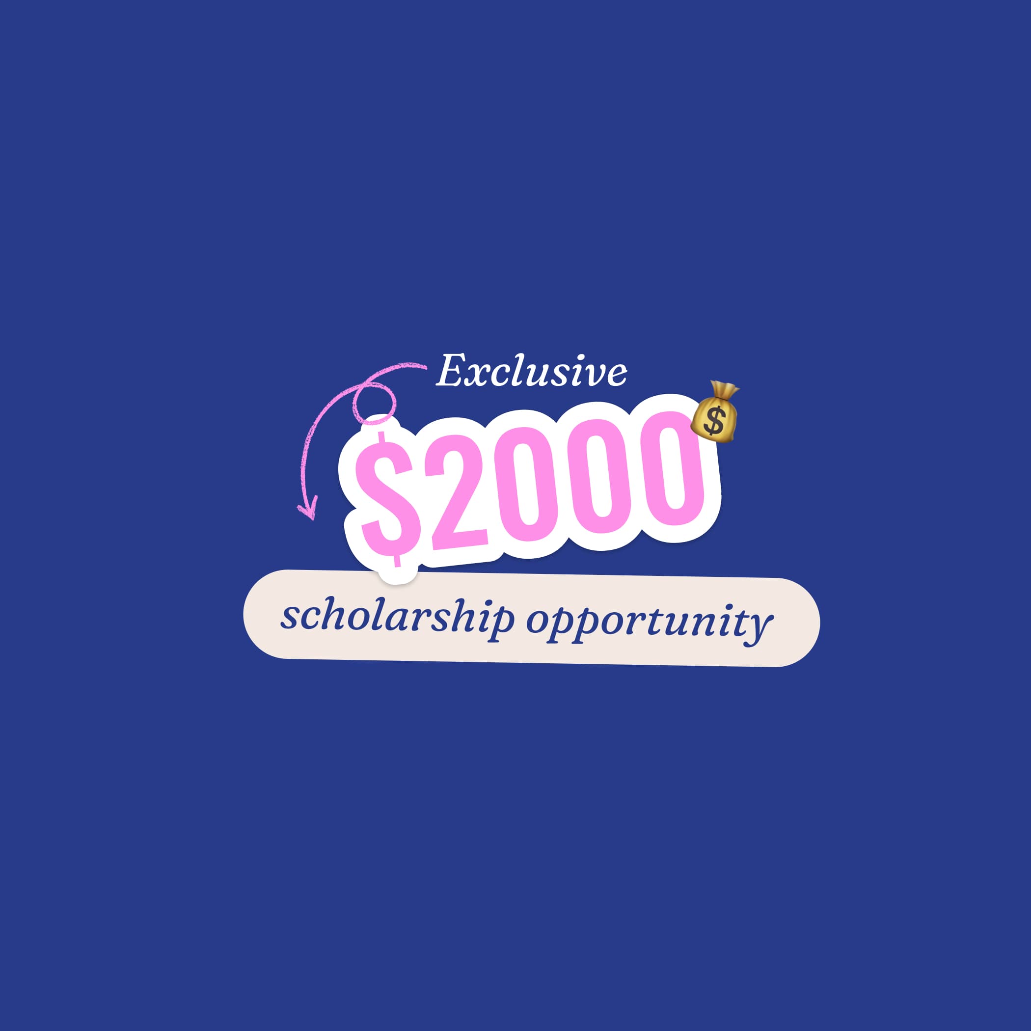 $2,000 No Essay Scholarship Sweepstakes giveaway prize