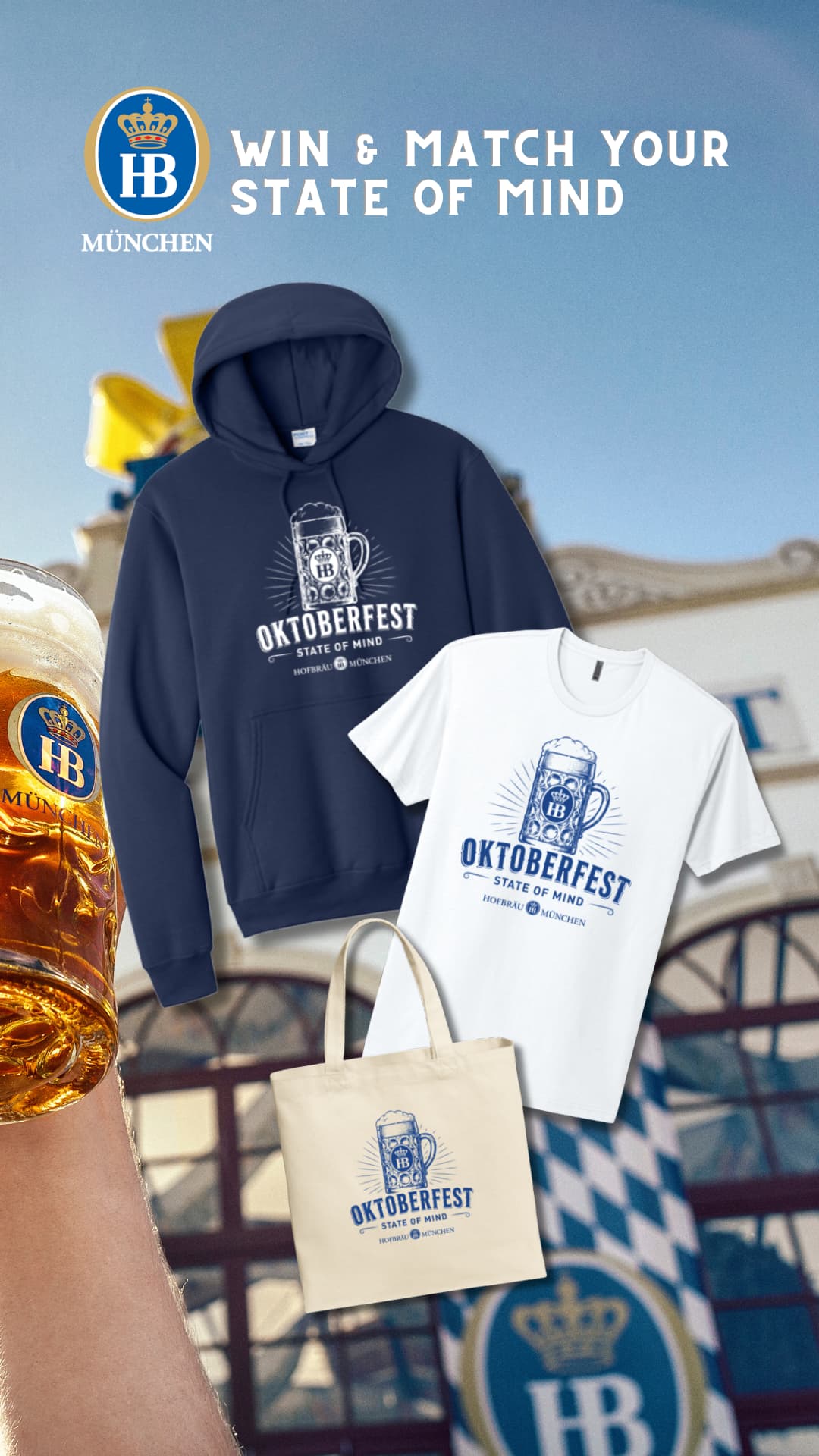 Hofbräu Oktoberfest Swag Kit Sweepstakes giveaway prize